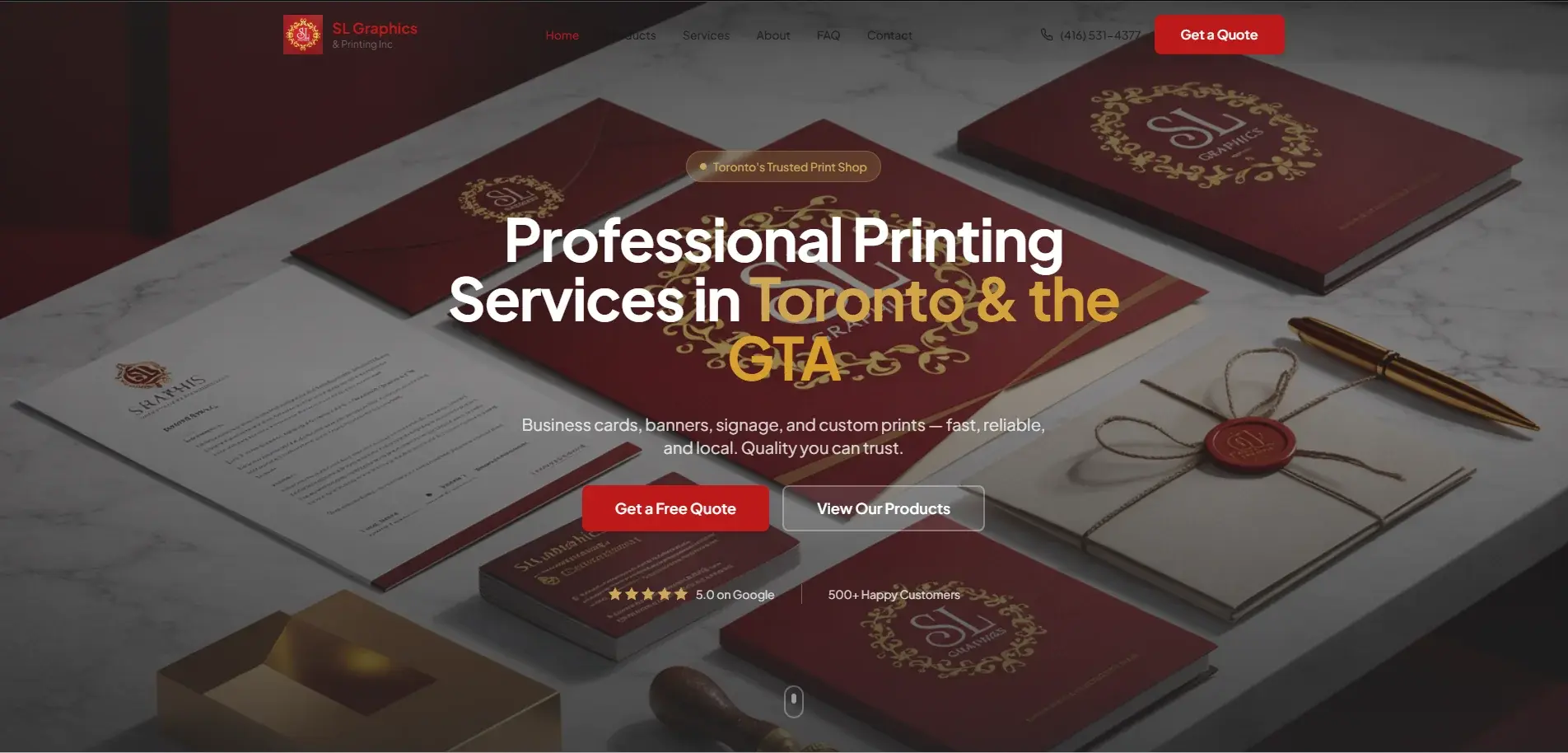 SL Graphics - New Homepage