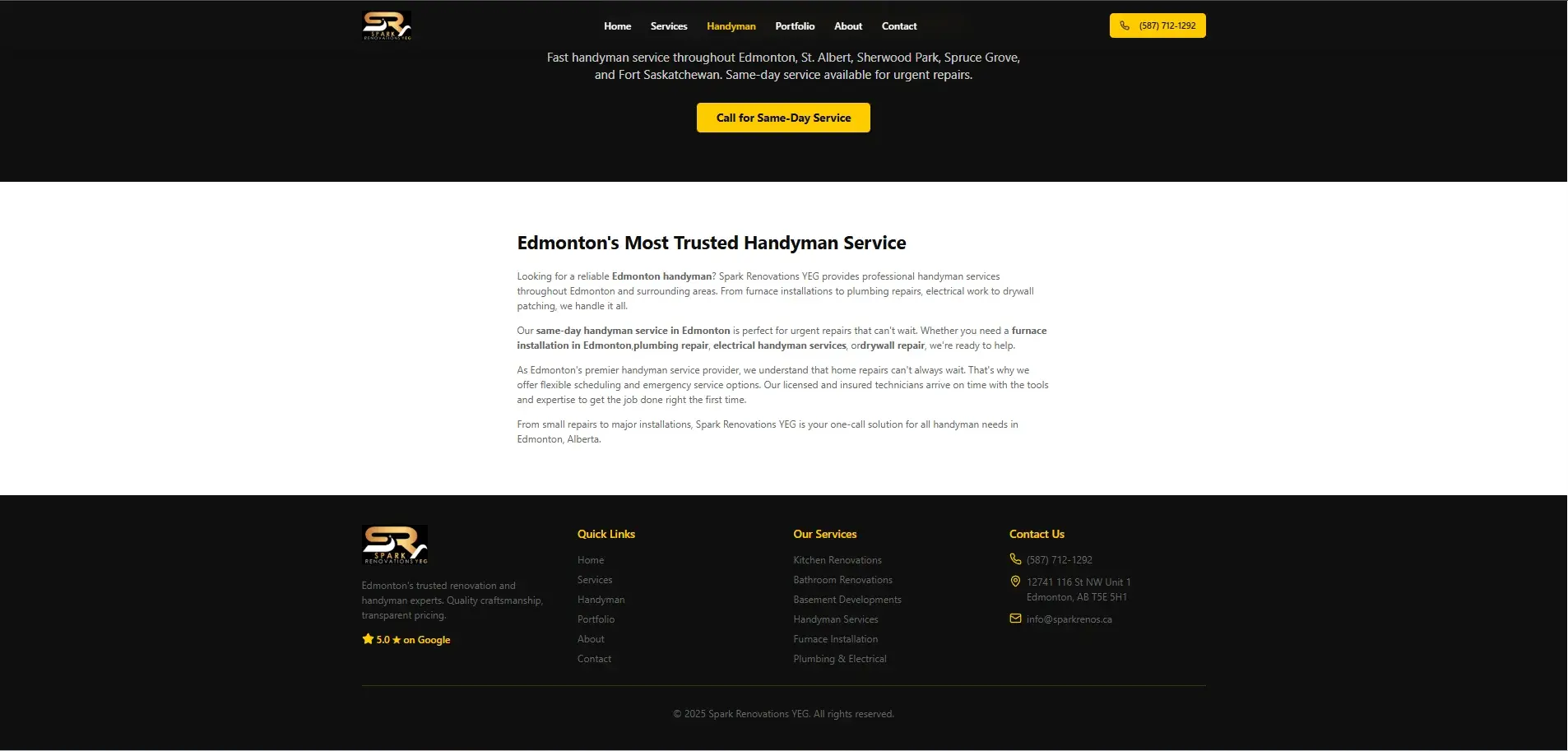 Spark Renos project directory